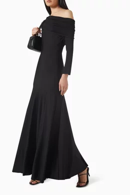 Buy Khaite Black Genesis Maxi Dress in Viscose-knit For Women Online |  Ounass Saudi