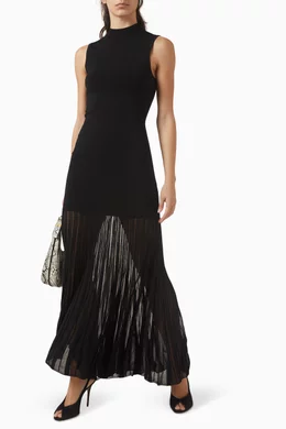 Buy Michael Kors Black Drop-waist Maxi Dress in Knit For Women Online |  Ounass Saudi