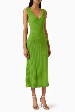 elisabetta franchi dress green Elisabetta Franchi Woman Red Carpet Dress in Lurex Jersey with Flower  ABR2252E2 MINT – Khloefemme main image 0