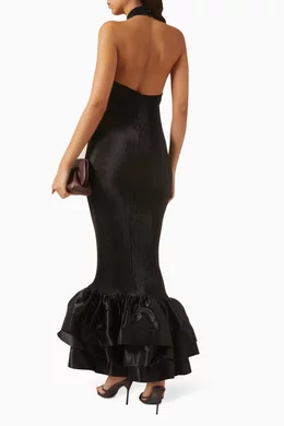 black mesh halter dress Mesh Halter Mini Dress