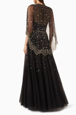 Buy Jenny Packham Black Oliver Embellished Gown For Women Online | Ounass  Saudi