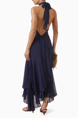reformation chiffon dress Buy Blue Mela Open-back in For Women Online Type_Blucher Straight neck reformation lilibeth silk dress Mens Brown Dress Shirts Color:LIGHT-BLUE