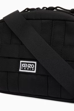 Buy KENZO Black Explorer Crossbody Bag For Men Online | Ounass Saudi