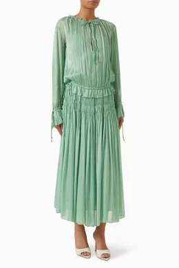 pinko dress green PINKO main image 1