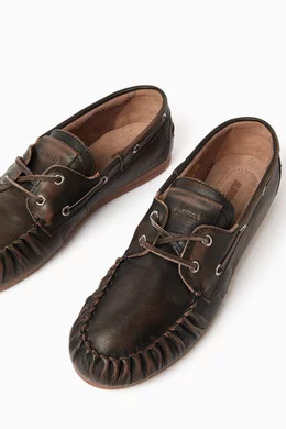 blue dress shirt with brown shoes Alohas Marietta Leather Loafers  Ellie Belle