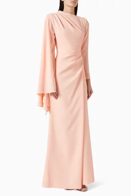 chinese dress ladies Enora Maxi Dress Espresso main image 1