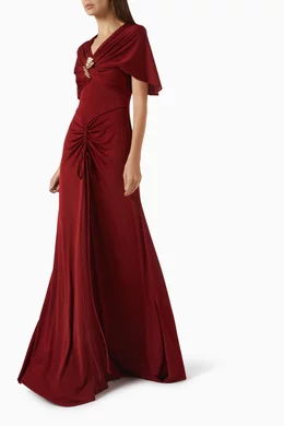 la perla red dress La Perla Red Dress with Built-in Bra  Sous Les Fleurs