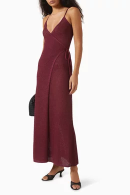 open lace back dress Montego Bandeau Dress
