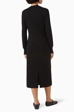 Buy Varley Black Abriella Dress in DoubleSoft For Women Online | Ounass  Saudi