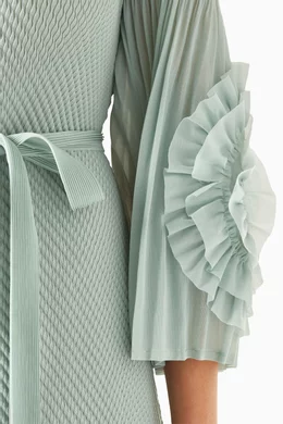 sage green fringe dress Embellished Short Fringe Dress by Abby Paris 94207