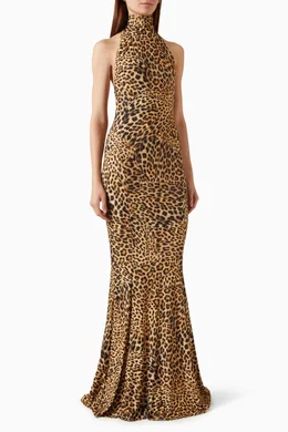 norma kamali brown halter dress Buy Turtleneck Fishtail Gown For Women Online TRIANA