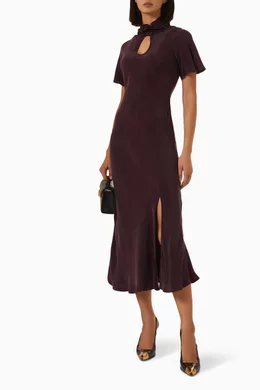 claudie pierlot brown dress Buy Ruffled Midi For Women Online full_length_black red halter mini dress Color:ivory/pink ombre