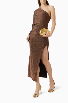 elle zeitoune one shoulder dress Shay One Shoulder Gown