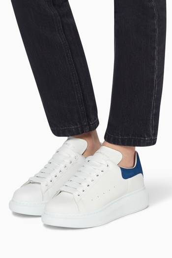 hover state of Oversized Leather Sneakers    