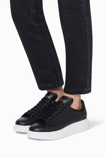 hover state of Oversized Leather Sneakers        