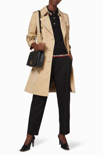 hover state of The Mid-Length Kensington Heritage Trench Coat   
