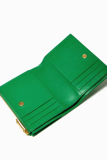 hover state of Mini Bi-fold Wallet in Intrecciato Nappa           