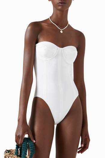 hover state of Corset Mio Swimsuit in Nylon Lycra