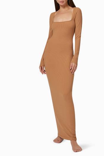 hover state of Soft Lounge Dress in Modal Blend 