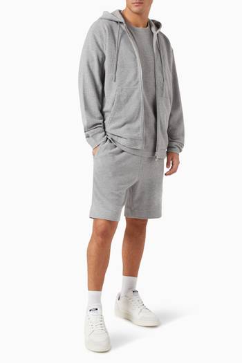 hover state of Allons Zip-up Hoodie in Cotton Terry