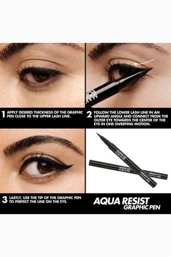 hover state of 01 - Black Aqua Resist Graphic Pen, 0.52ml 