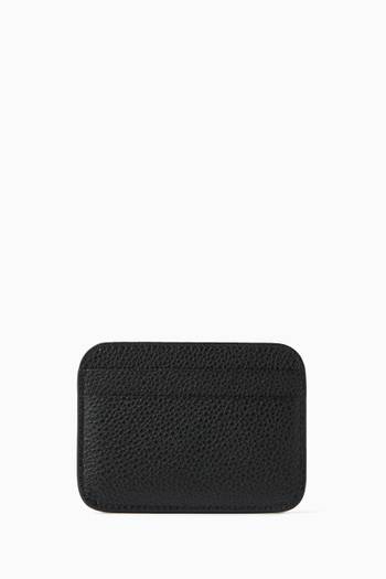 hover state of Cash Card Holder in Grained Calfskin