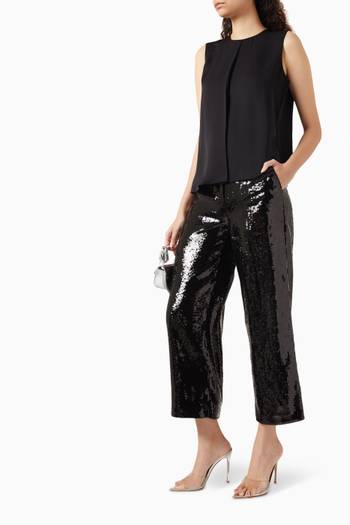 hover state of Relaxed-fit Pants in Sequin