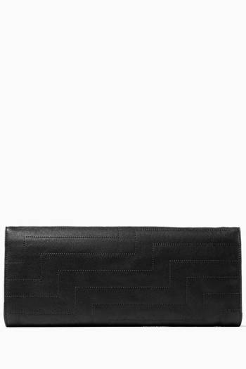 hover state of Avenue Soft Clutch in Biker Leather
