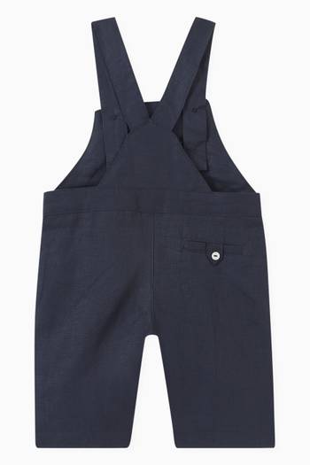 hover state of Short Dungarees in Linen