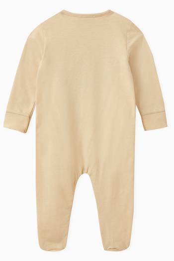 hover state of Logo-print Sleepsuit in Cotton