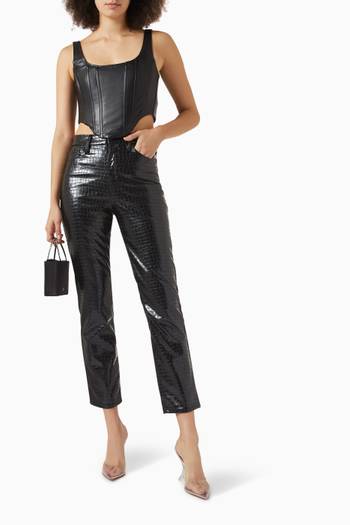 hover state of Good Classic Pants in Faux Leather