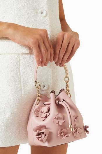 hover state of Bon Bon Bucket Bag in Calf Leather