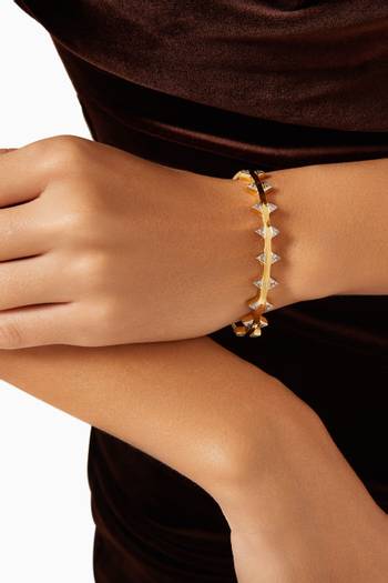 hover state of Hypnotic Bracelet in 24kt Gold-plated Sterling Silver