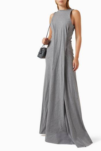 hover state of Frame Detailed Maxi Dress in Jersey