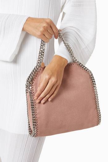 hover state of Mini Falabella Tote Bag in Shaggy Deer Eco Leather