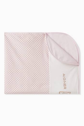 hover state of Logo Baby Blanket in Pima Cotton