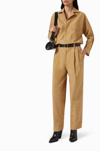 hover state of Sally Boxy Jumpsuit in Cotton-blend