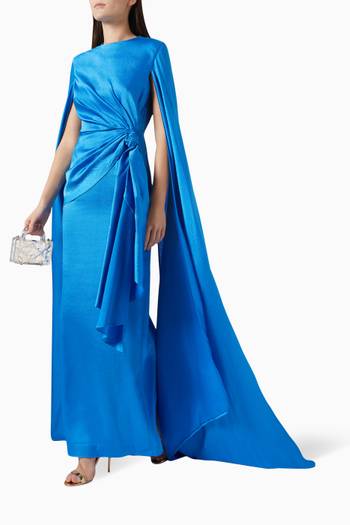 hover state of Elya Maxi Dress in Satin