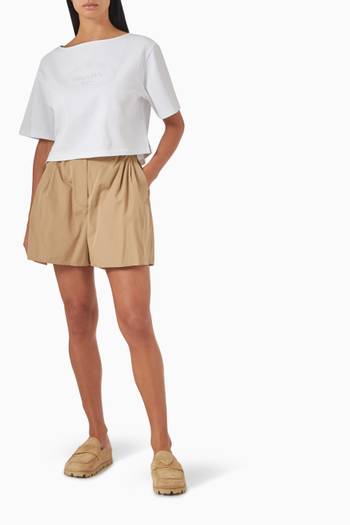 hover state of Relaxed-fit Shorts in Cotton
