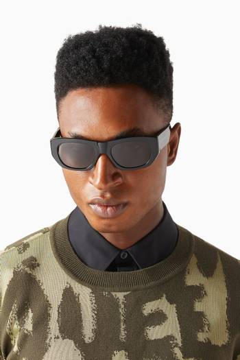 hover state of Rectangle Sunglasses in Recycled Acetate