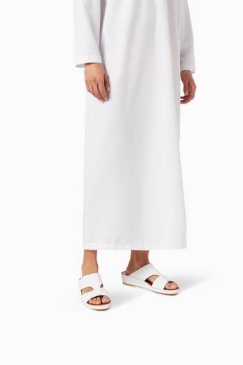 hover state of Cerchio Gomato Sandals in Leather