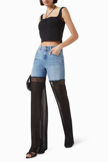 hover state of Rebecca Hybrid Jeans in Denim