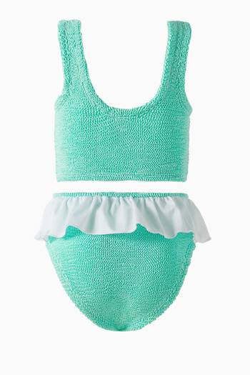 hover state of Duo Olive Bikini Set in Original Crinkle™ Fabric