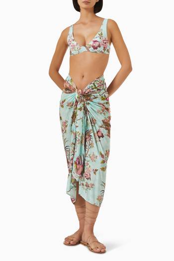 hover state of Roberto Cavalli x SKIMS Printed Pareo