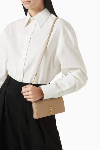hover state of Cassandre Phone Holder in Leather