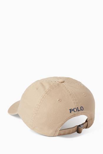 hover state of Pony Baseball Cap in Cotton Chino
