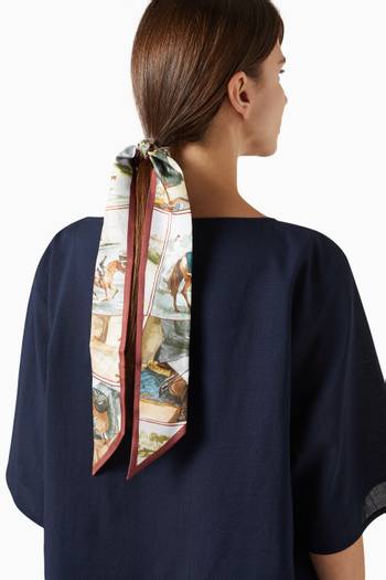 hover state of Arena Tie Band in Silk Twill