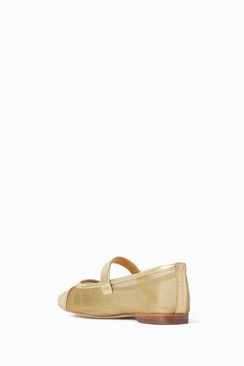 hover state of Miranda Mary-jane Pumps in Mesh & Leather