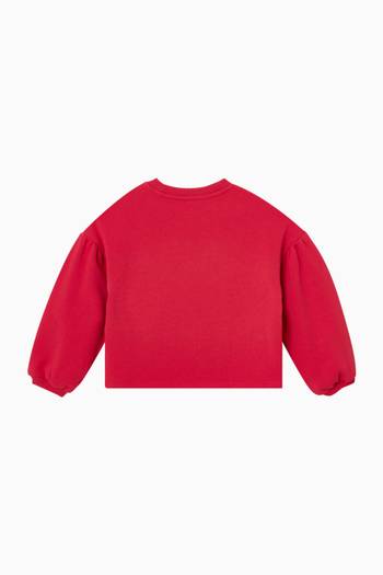 hover state of Sequin-embellished Sweatshirt in Cotton