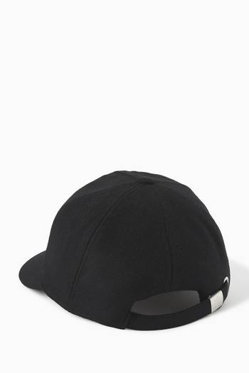 hover state of Monogram Cap in Wool Blend